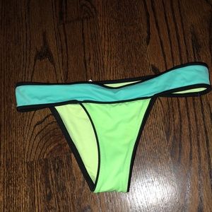 Victoria secret bright neon and blue bottoms